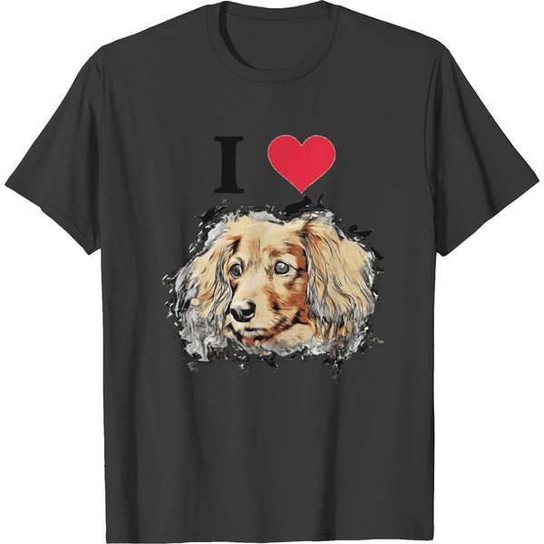 I Love Dachshund T-Shirt-image