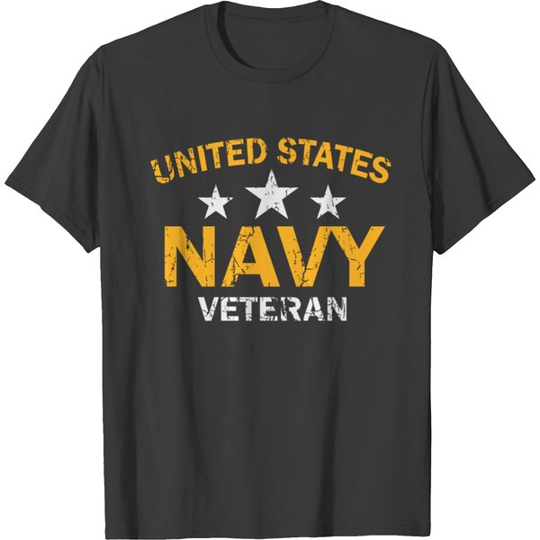 Us Navy Veteran T-Shirt - Proudly Honor Your Service - Gift Idea-image