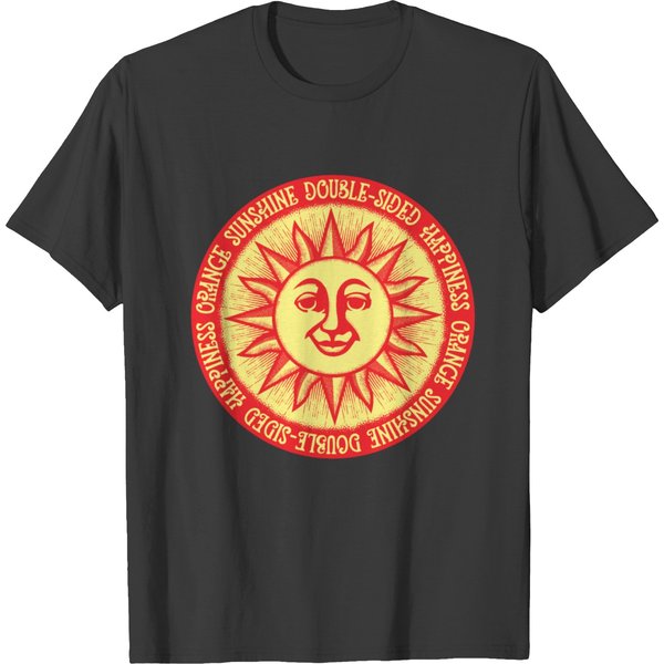Lsd Orange Sunshine Double Sided Happiness T-Shirt-image