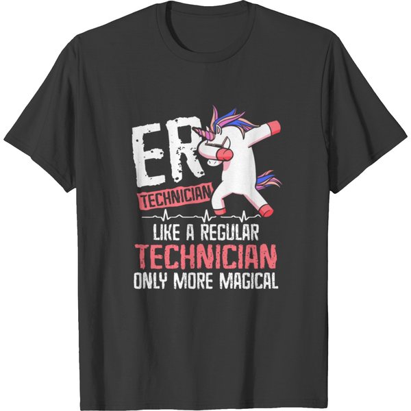 Er Technician Magical Emergency Room Tech Print T-Shirt-image