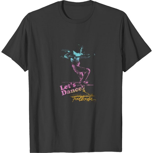 Footloose Let's Dance Neon Title Logo T-Shirt-image