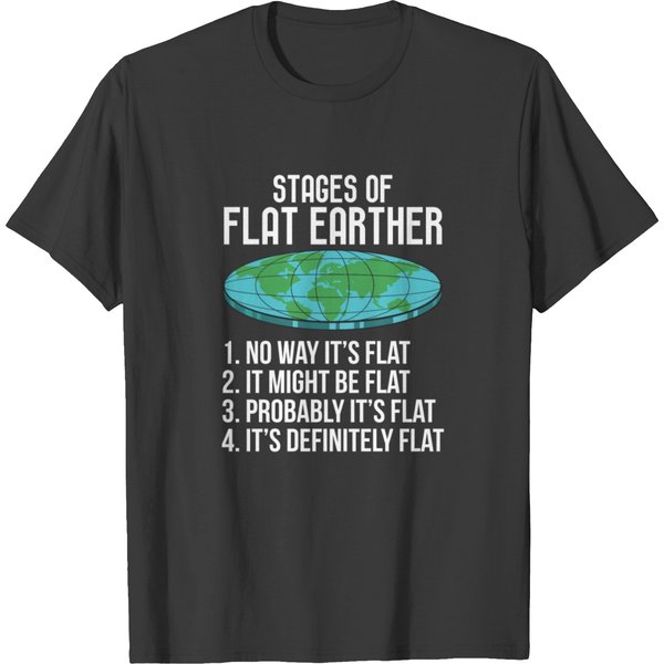 Flat Earth Matters Conspiracies Conspiracy Earther T-Shirt-image