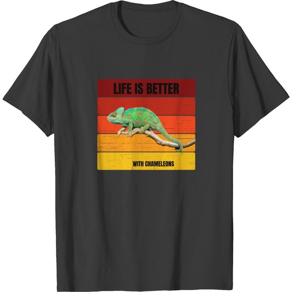 Chameleon For People Who Like Chameleons T-Shirt-image