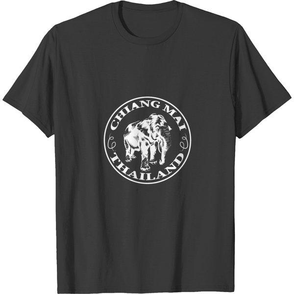 Chiang Mai Shirt Elephant Sanctuary Thailand Thai T-Shirt-image
