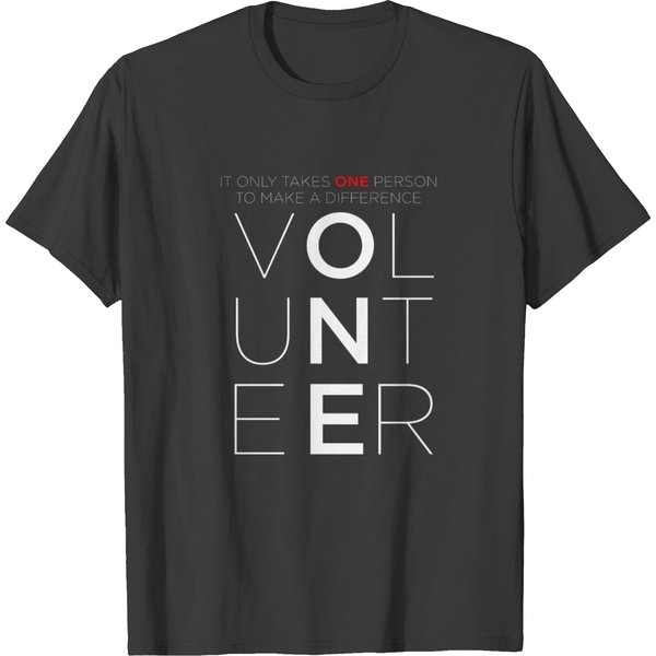 Volunteer Make A Difference Volunteering T-Shirt-image