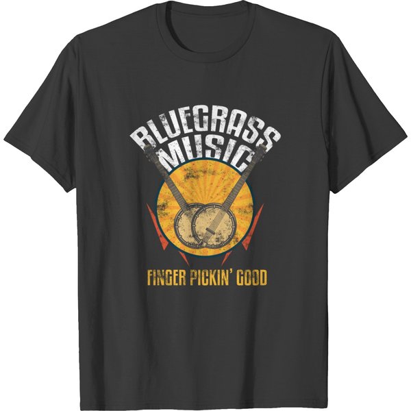 Country Music Bluegrass Banjo T-Shirt-image