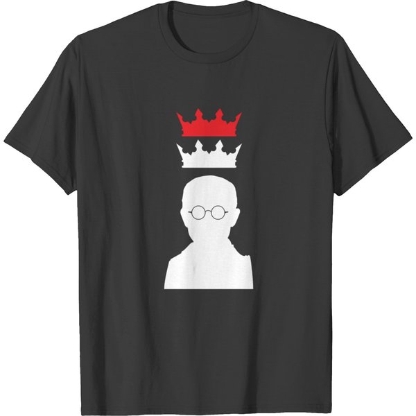 St Maximilian Kolbe Two Crowns Catholic Saint Gift T-Shirt-image