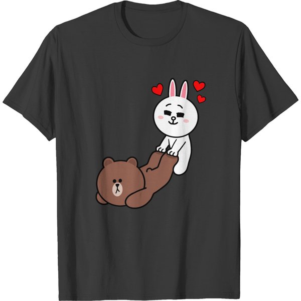 Brown Bear And Cony Be My Lover T-Shirt-image