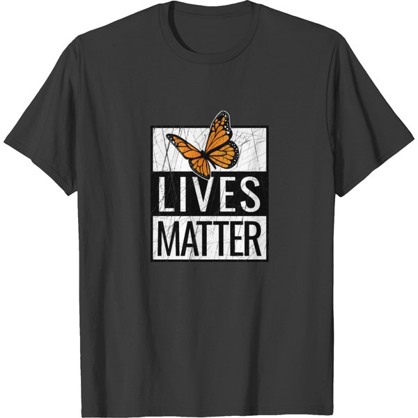 Monarch Lives Matter - Endangered Butterfly T-Shirt-image