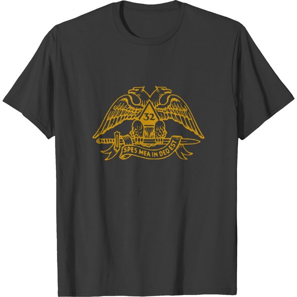 Scottish Rite Emblem In Gold T-Shirt-image