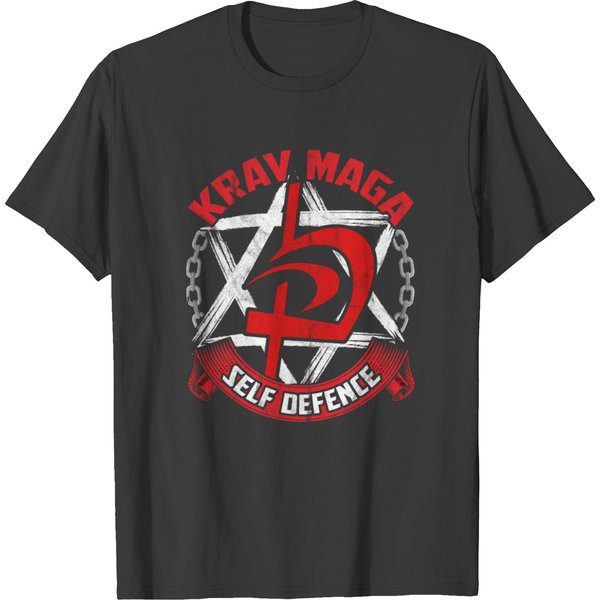 Krav Maga Shalom Israel Martial Arts Military T-Shirt-image