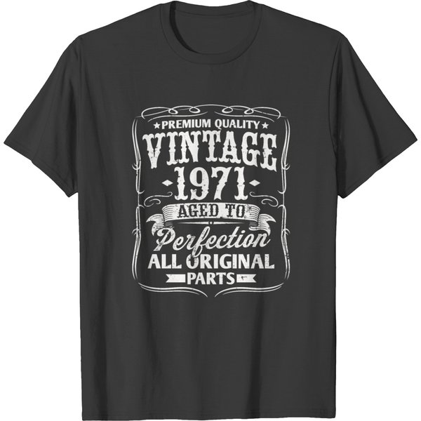1971 Vintage Birthday Gift Idea T-Shirt-image