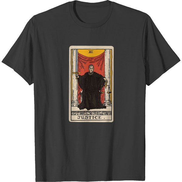 Rgb Ruth Bader Ginsburg Justice Tarot T-Shirt-image