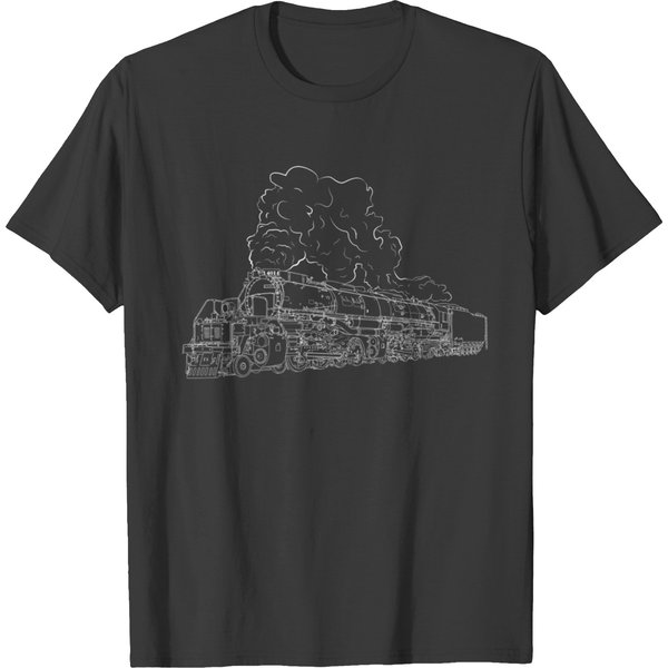 Big Boy X 4014 Steam Locomotive Utah Vintage T-Shirt-image