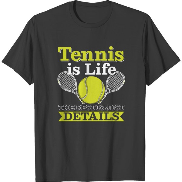 Tennis Lovers & Tennis Is Life Players Gifts T-Shirt-image