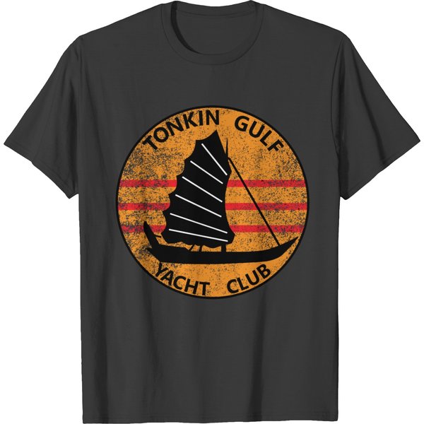 Tonkin Gulf Yacht Club 7Th Fleet Vietnam Patch Lon T-Shirt-image