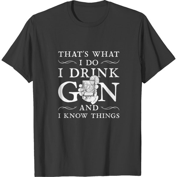 Gin Saying Gin Lover Gift T-Shirt-image
