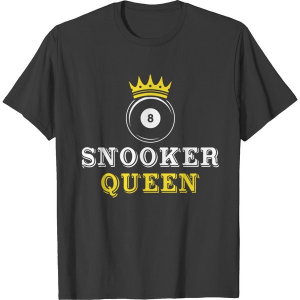 Snooker Queen Billiards Pool Snooker Player Gift T-Shirt-image