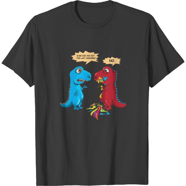Did You Eat The Last Unicorn? Last Unicorn Dino T-Shirt-image