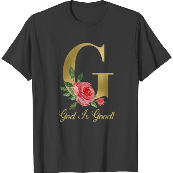 God Is Good - Christian Religious Saying T-Shirt-image