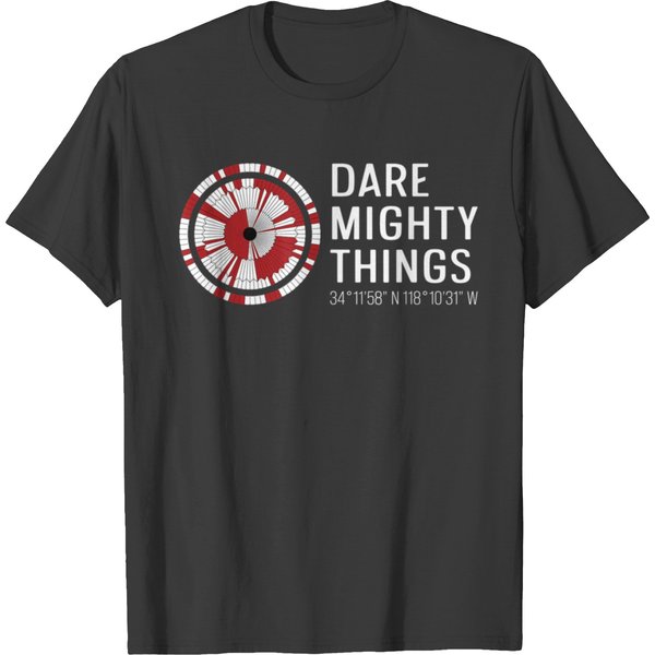 Dare Mighty Things Perseverance Mars Rover Hidden T-Shirt-image