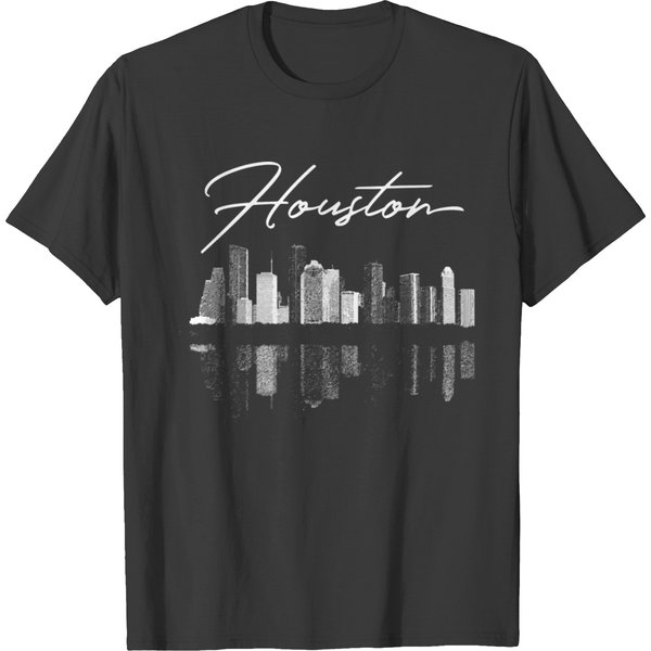 Houston Skyline For Women & Men T-Shirt-image