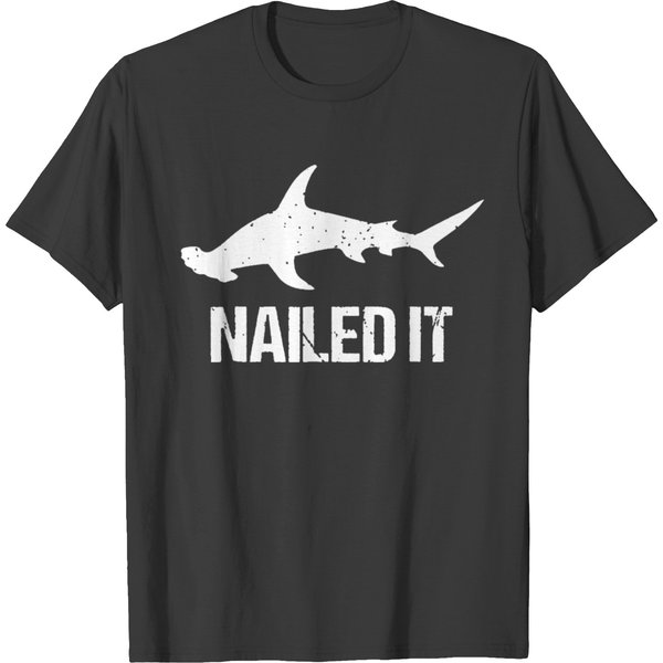 Nailed It Hammerhead Shark T-Shirt-image