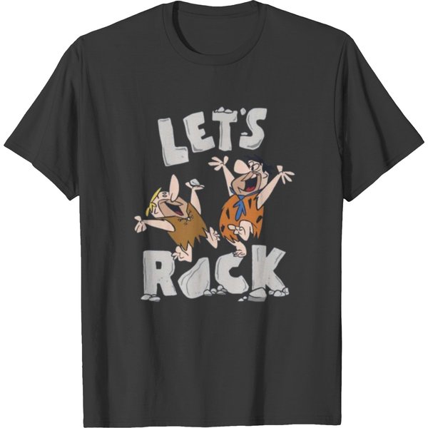 Lets Rock - The Flintstones T-Shirt-image