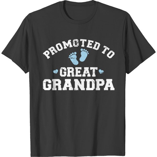 Promoted To Great Grandpa T-Shirt-image