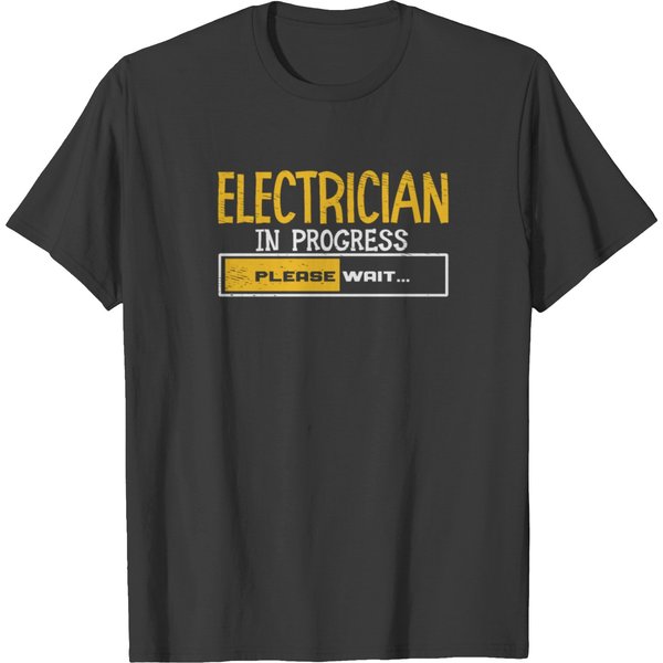 Electrician Apprentice Loading Journeyman T-Shirt-image