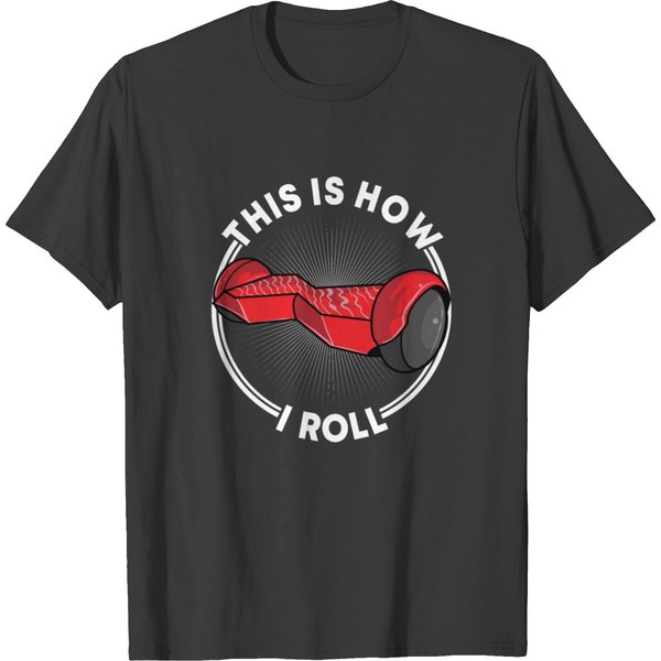 Hoverboard Boys Gift, Hover Board Themed T-Shirt-image