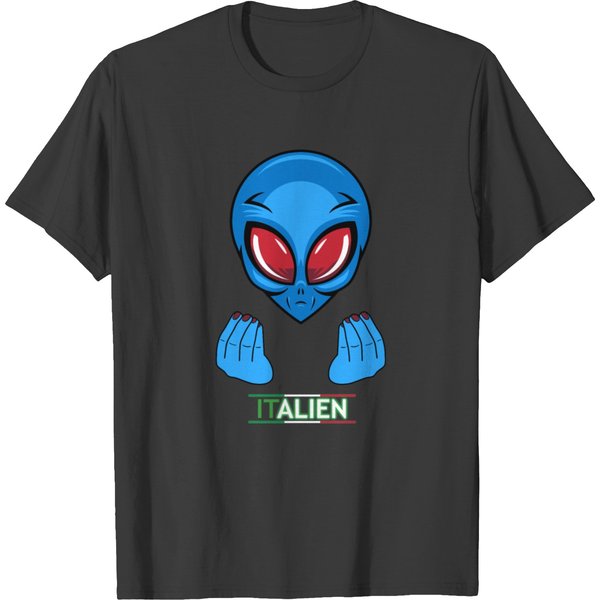 Italy Alien, Italian, Italy, Vacation, Funny T-Shirt-image