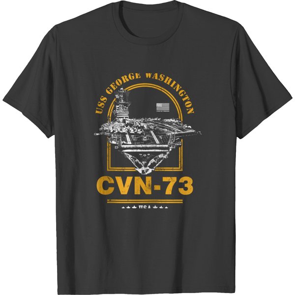 Cvn73 Uss George Washington Zip Gift Tee T-Shirt-image