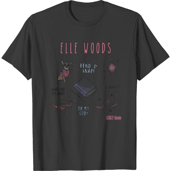 Legally Blonde Elle Woods Sketches T-Shirt-image