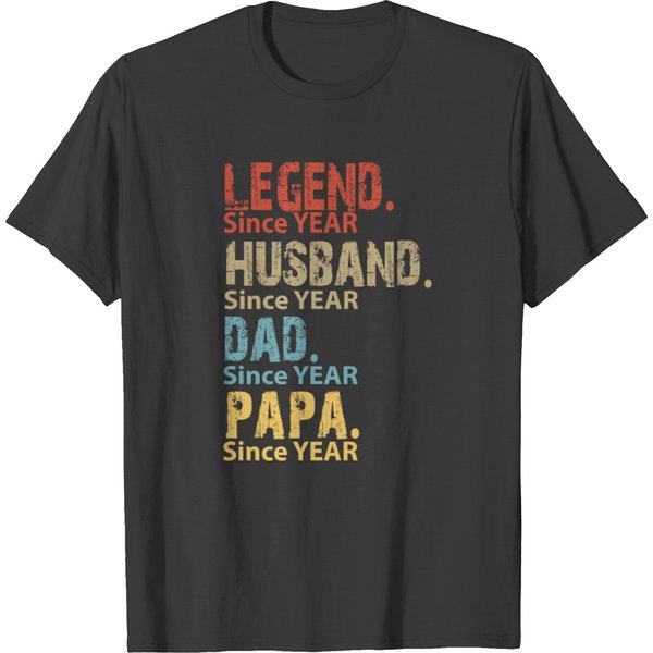 Legend Since Year Gift T-Shirt-image