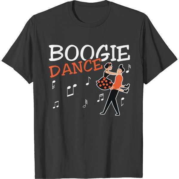 Boogie Woogie Dancer Dancing Couple Dance Vintage T-Shirt-image