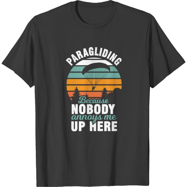 Funny Paragliding Outfit For Paraglider T-Shirt-image