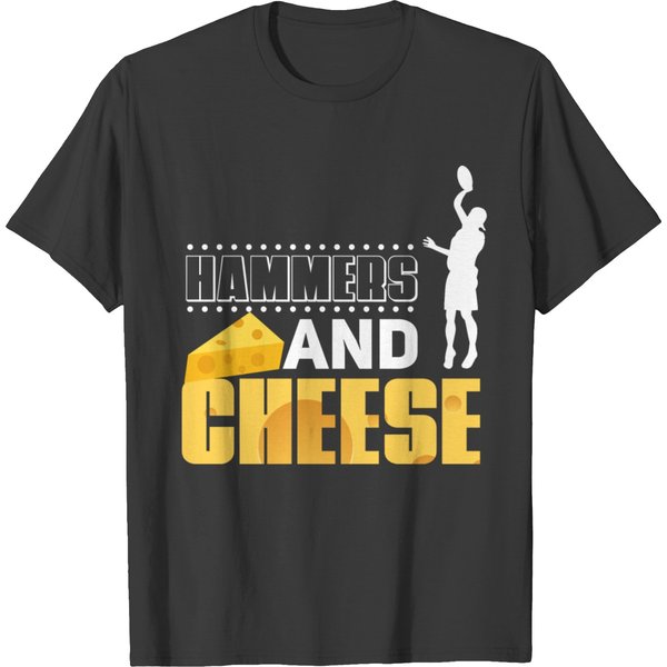 Ultimate Frisbee Disc Golf Team Hammers And Cheese T-Shirt-image