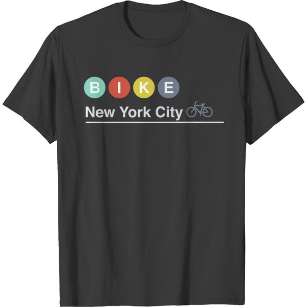 Bike New York City Subway Tshirt T-Shirt-image