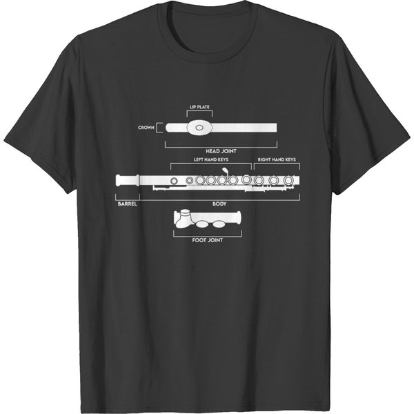Flute Description Structure T-Shirt-image