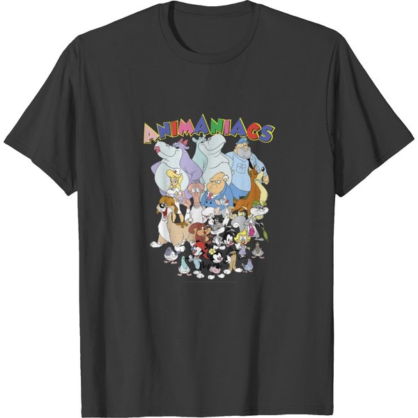 Animaniacs Group Shot Logo Christmas Present Birth T-Shirt-image