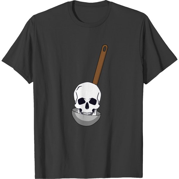 Soup Cellar Cooking Cook Skull Hobby Cook Food T-Shirt-image