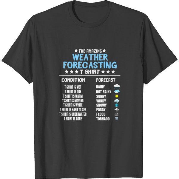 The Amazing Weather Forecasting T Shirt T-Shirt-image
