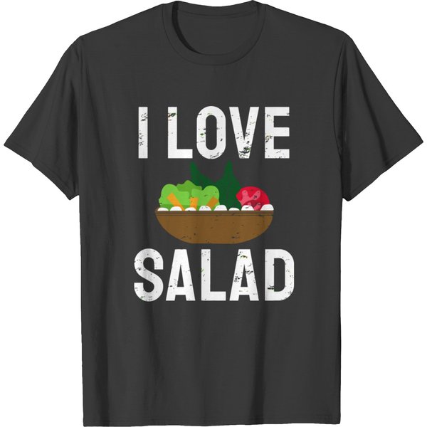 I Love Salad Vegans T-Shirt-image