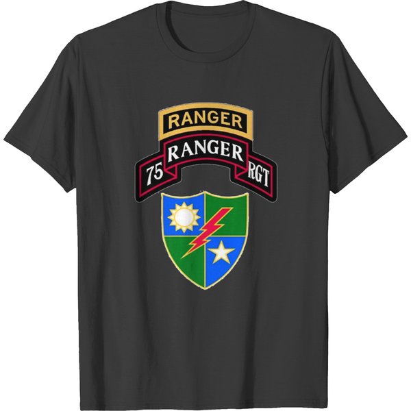 Veteran Gift-75Th Ranger Regiment Ranger Tab Range T-Shirt-image