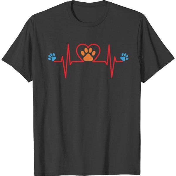 Dog Heart Beat T-Shirt-image