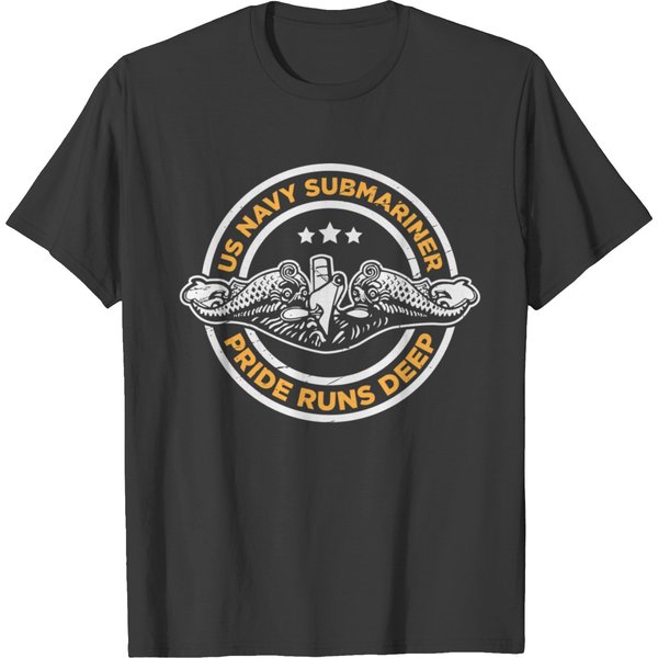 Us Navy Submariner Pride Runs Deep T-Shirt-image
