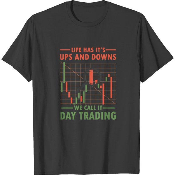Day Trading Trader Stock Market T-Shirt-image