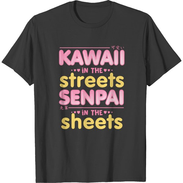 Kawaii In The Streets Senpai Inthe Sheets T-Shirt-image