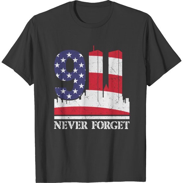 Never Forget 9 11 Anniversary T-Shirt-image